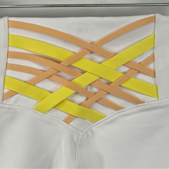 Fabletics White PowerHold High Waist Leggings 0686 - Picture 8 of 15